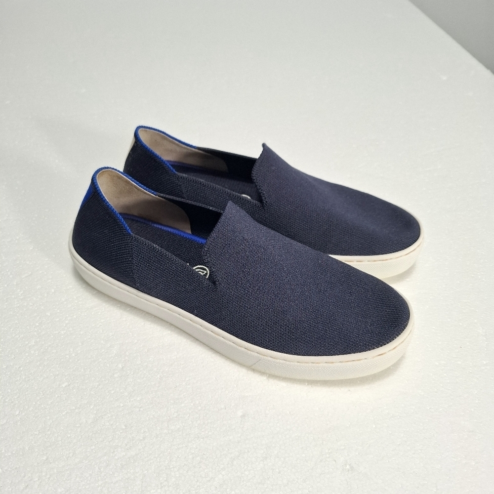 Rothy's Navy Blue Slip-On Flats Women's Sneakers Size 6.5